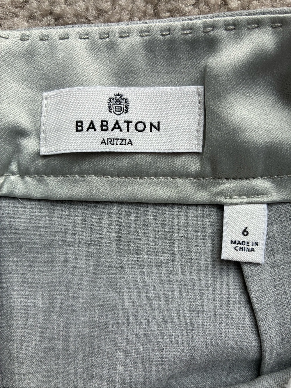 Babaton Happy Hour Skirt Grey Wrap Pocket Mini Skirt - Picture 10 of 14